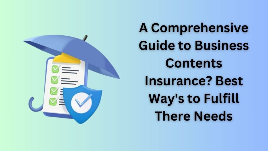 Business Contents Insurance